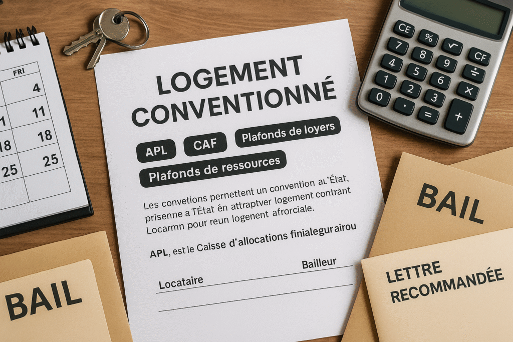 Logement conventionné : APL, plafonds, démarches (guide 2025)