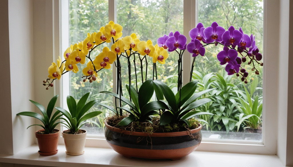 Grand pot pour orchidées : la solution idéale pour cultiver plusieurs variétés ensemble