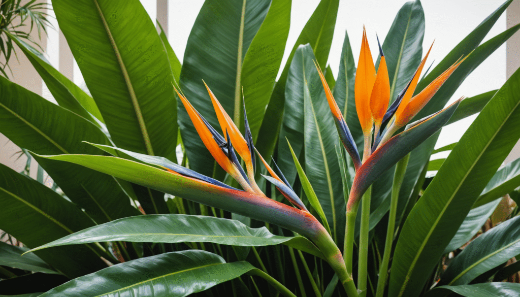 Oiseau du paradis feuilles recroquevillées : causes, solutions et prévention