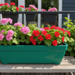 Combien de géraniums planter dans une jardinière de 50 cm ?